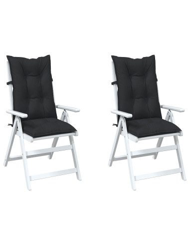 Set di cuscini per sedia alta 2 pcs Melange nero