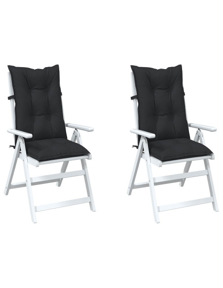 Set di cuscini per sedia alta 2 pcs Melange nero