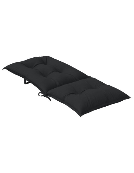 Set di cuscini per sedia alta 2 pcs Melange nero