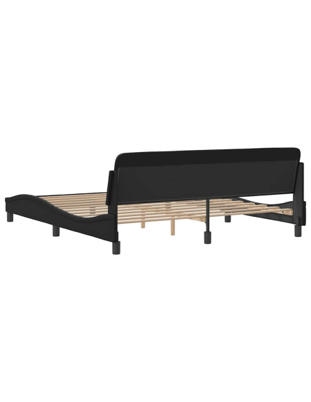 Giroletto Dover Nero 152x203 cm in Similpelle