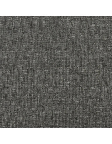 Materasso a Molle Insacchettate Rigidità Media Grigio Scuro 152x203x20 cm Queen in Tessuto
