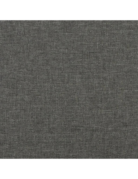 Materasso a Molle Insacchettate Rigidità Media Grigio Scuro 152x203x20 cm Queen in Tessuto