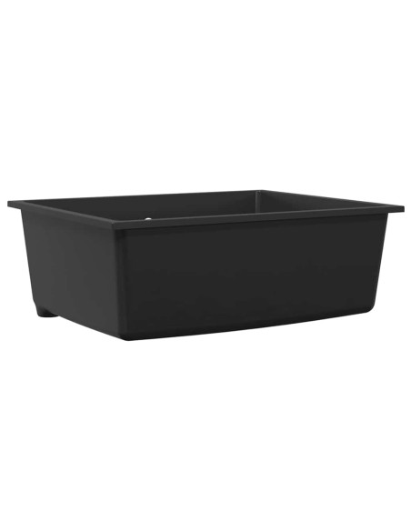 Lavello da cucina Nero 54 x 44 x 20 cm Granito
