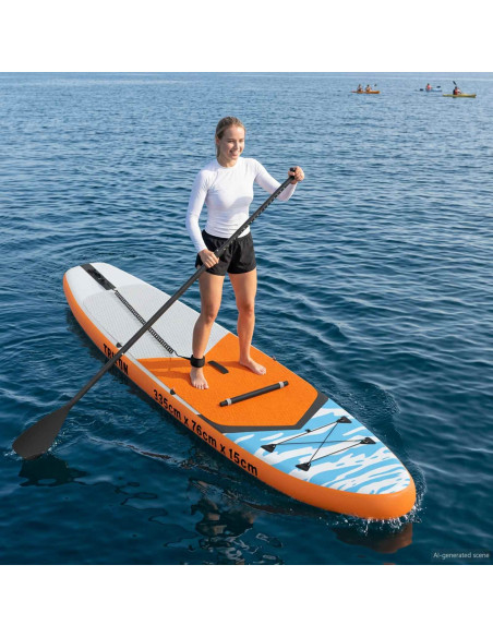 SUP Board con Seggiolino 2-in-1 TRITON 335 x 76 x 15 cm Blu per