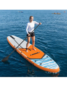 SUP Board con Seggiolino 2-in-1 TRITON 366 x 81 x 15 cm Blu per