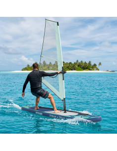 SUP gonfiabile con vela HYDROS 330 x 76 x 15 cm Turchese per