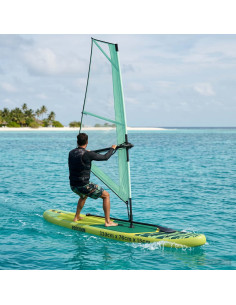 SUP gonfiabile con vela POSEIDON 330 x 76 x 15 cm Verde per