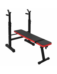 Panca per pesi Nero 126,5 x 67 x 111 cm