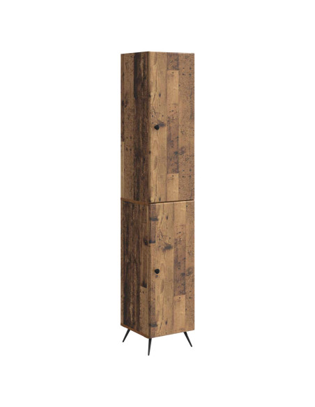 Set di armadi 2 pcs Legno antico Legno ingegnerizzato