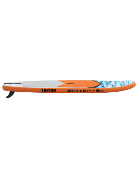 Paddle Board Gonfiabile TRITON 366 x 81 x 15 cm Blu per