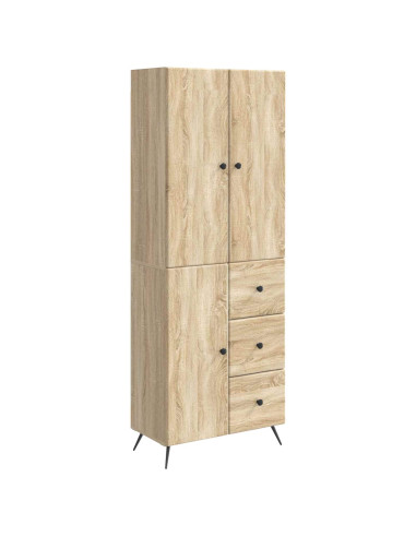 Set di armadi 2 pcs Rovere Sonoma Legno ingegnerizzato