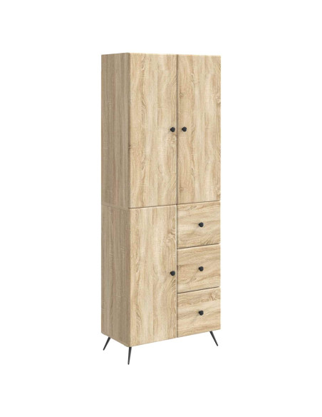 Set di armadi 2 pcs Rovere Sonoma Legno ingegnerizzato