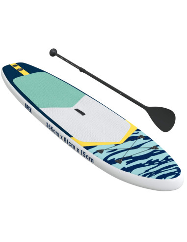 Paddle Board Gonfiabile APEX 366 x 81 x 15 cm Blu per
