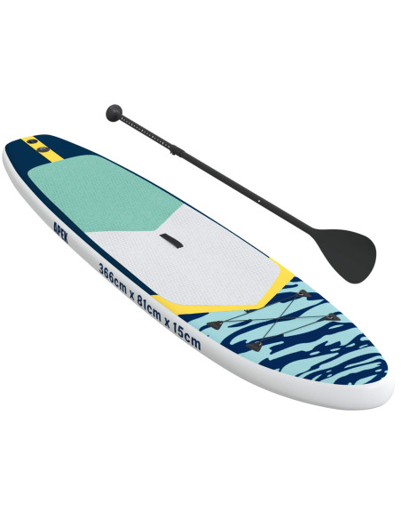Paddle Board Gonfiabile APEX 366 x 81 x 15 cm Blu per