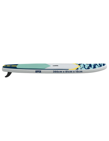 Paddle Board Gonfiabile APEX 366 x 81 x 15 cm Blu per