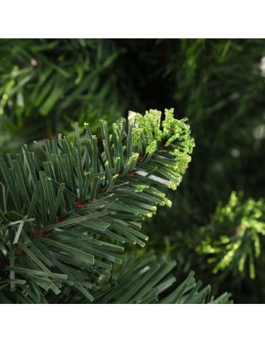 Albero di Natale Preilluminato con Pigne Verde 180 cm