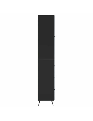Set di armadi 2 pcs Nero Legno ingegnerizzato