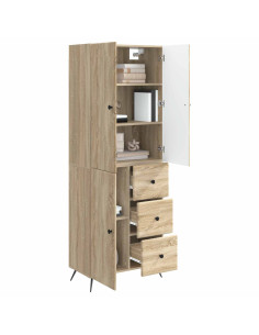 Set di armadi 2 pcs Rovere Sonoma Legno ingegnerizzato 2
