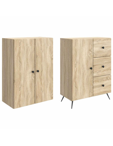Set di armadi 2 pcs Rovere Sonoma Legno ingegnerizzato