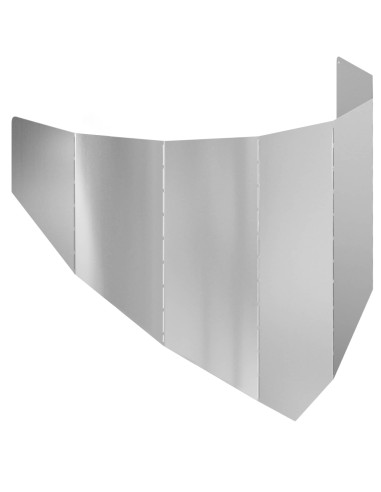Bordura per Prato 100 x 45 cm Acciaio Argento