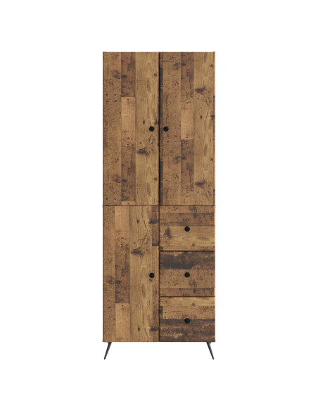 Set di armadi 2 pcs Legno antico Legno ingegnerizzato