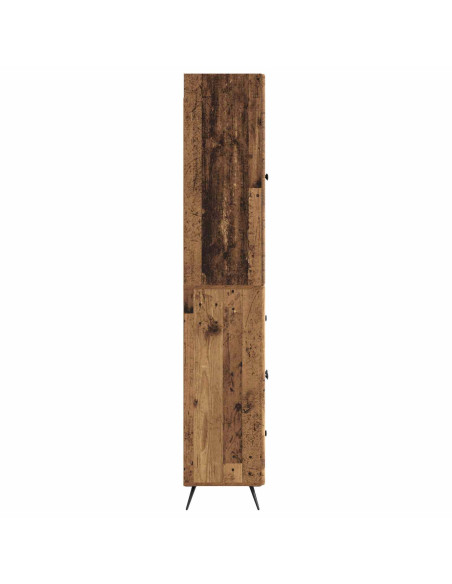 Set di armadi 2 pcs Legno antico Legno ingegnerizzato