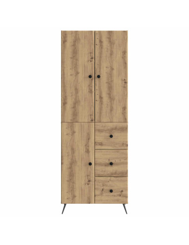 Set di armadi 2 pcs Rovere Artigianale Legno ingegnerizzato