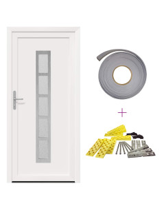 Porta Frontale Bianco 108 x 208 cm PVC 2
