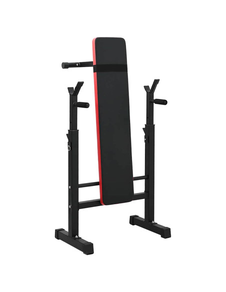 Panca per pesi Nero 126,5 x 67 x 111 cm