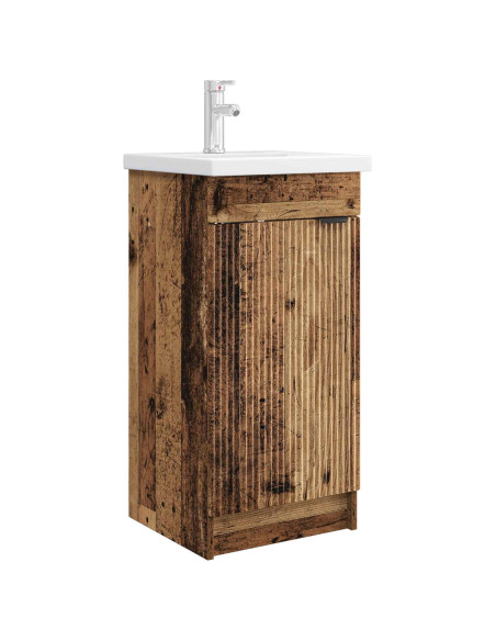 Mobile da bagno con lavabo Legno antico 42 x 40 x 84,5 cm