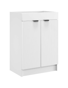 Mobiletto da bagno sotto il lavello Bianco 56 x 37,5 x 81 cm