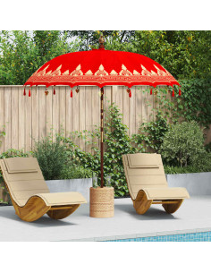 Parasol Balinese Rosso 215 x 215 x 260 cm