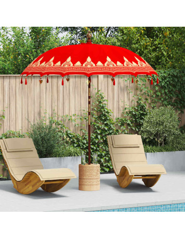 Parasol Balinese Rosso 215 x 215 x 260 cm
