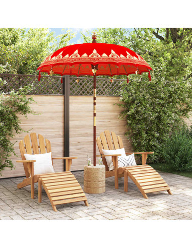 Parasol Balinese Rosso 185 x 185 x 260 cm