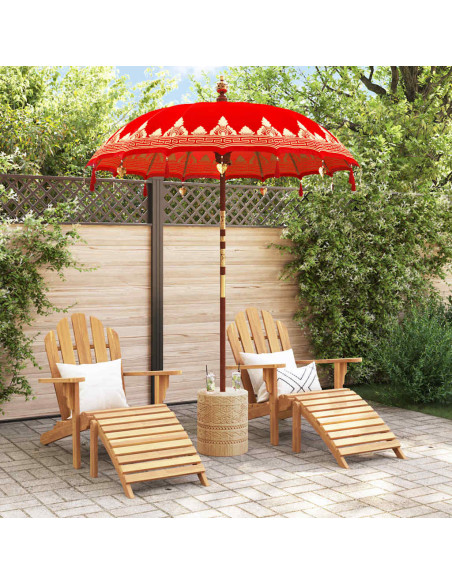 Parasol Balinese Rosso 185 x 185 x 260 cm