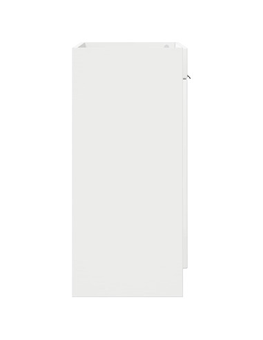 Mobiletto da bagno sotto il lavello Bianco Lucido