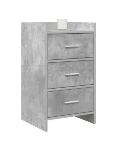 Comodini Grigio Cemento 40 x 36 x 70 cm Legno ingegnerizzato 2