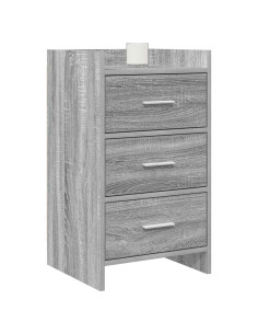 Comodini Sonoma grigio 40 x 36 x 70 cm Legno ingegnerizzato 2