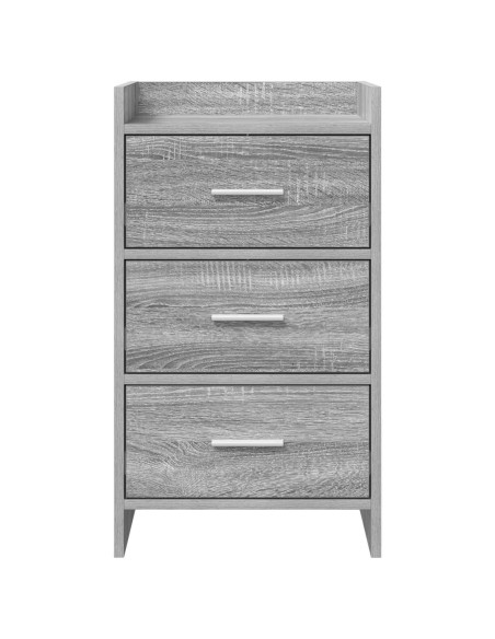 Comodini Sonoma grigio 40 x 36 x 70 cm Legno ingegnerizzato
