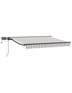 Cornice per Tenda Manuale con LED 3,5 x 2,5 m