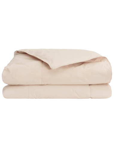 Piumino Letto Estivo Beige 135 x 200 cm 100% Kapok Naturale