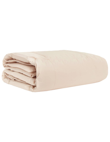 Piumino Letto Estivo Beige 140 x 200 cm 100% Kapok Naturale