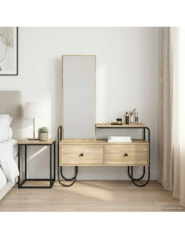 Tavolo da Trucco Rovere Sonoma Legno ingegnerizzato