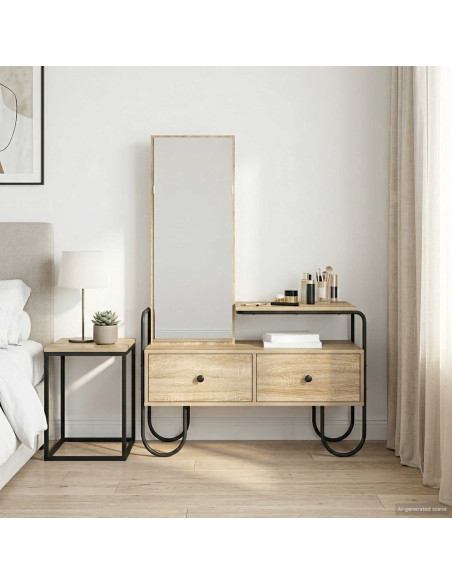 Tavolo da Trucco Rovere Sonoma Legno ingegnerizzato