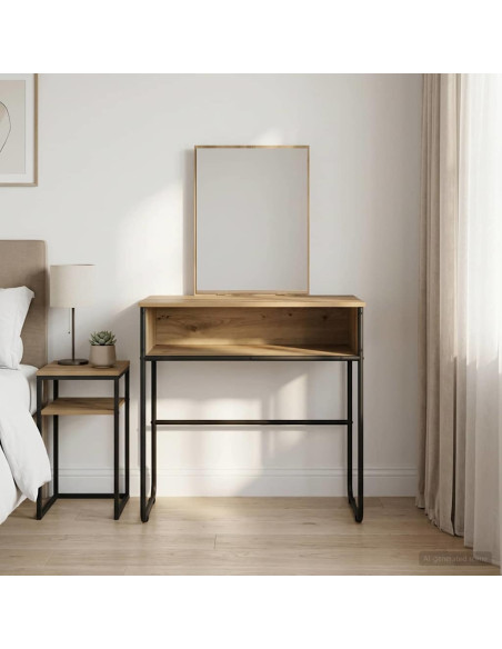 Tavolo da Trucco Rovere Artigianale 81 x 40 x 131 cm