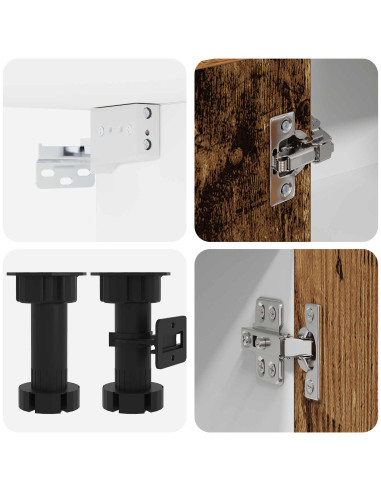 Unità Cucina LYON 8 pcs Legno antico Legno ingegnerizzato