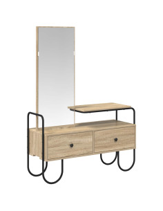 Tavolo da Trucco Rovere Sonoma Legno ingegnerizzato 2