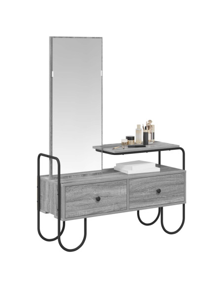 Tavolo da Trucco Sonoma grigio Legno ingegnerizzato