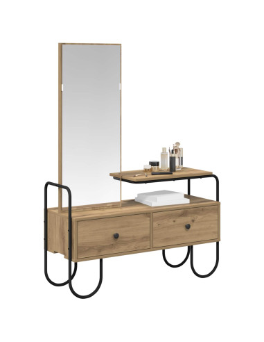 Tavolo da Trucco Rovere Artigianale Legno ingegnerizzato