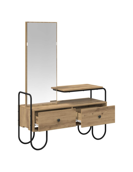 Tavolo da Trucco Rovere Artigianale Legno ingegnerizzato